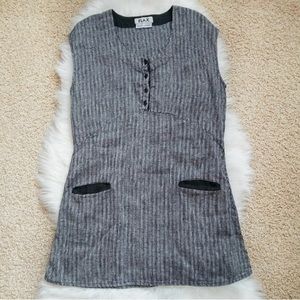 FLAX 100% Linen Tunic Dress Size S.